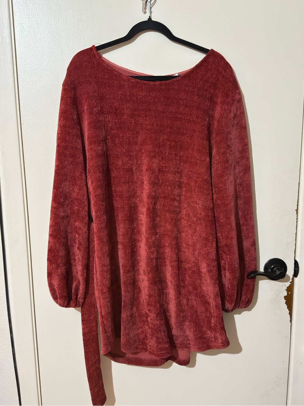 Selfie Leslie Cozy Tunic in Dusty Rose